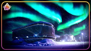 Howling Wind At The Arctic Research Base - Sci-Fi Ambience, 10 Hour ASMR, sleep, study, relaxation