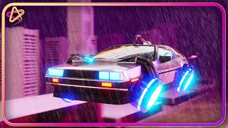 Rain Rider - Futuristic City Rain Sci-Fi Ambience For Sleep, Relaxation, Meditation & HD wallpaper