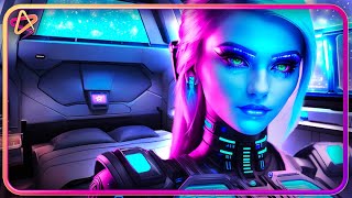 AI Hostess Celeste Preps Your Sleeping Quarters - Relaxing Starfield Ambience 10 Hour Sci-fi ASMR