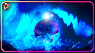 Portal At The Crystal Cavern - 10 Hours Sci-Fi Cave Ambience, ASMR, sleep sound, HD Background