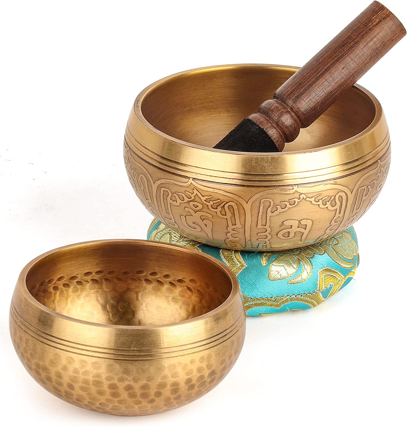 Relaehih 2Pack Tibetan Singing Bowls Set