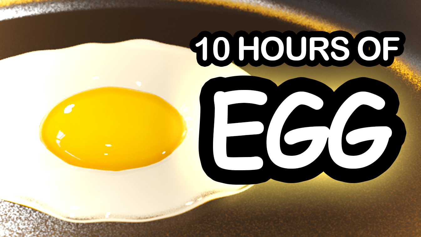 10 Hours Frying Egg White Noise | Block out background sounds, improve focus | ASMR sizzle