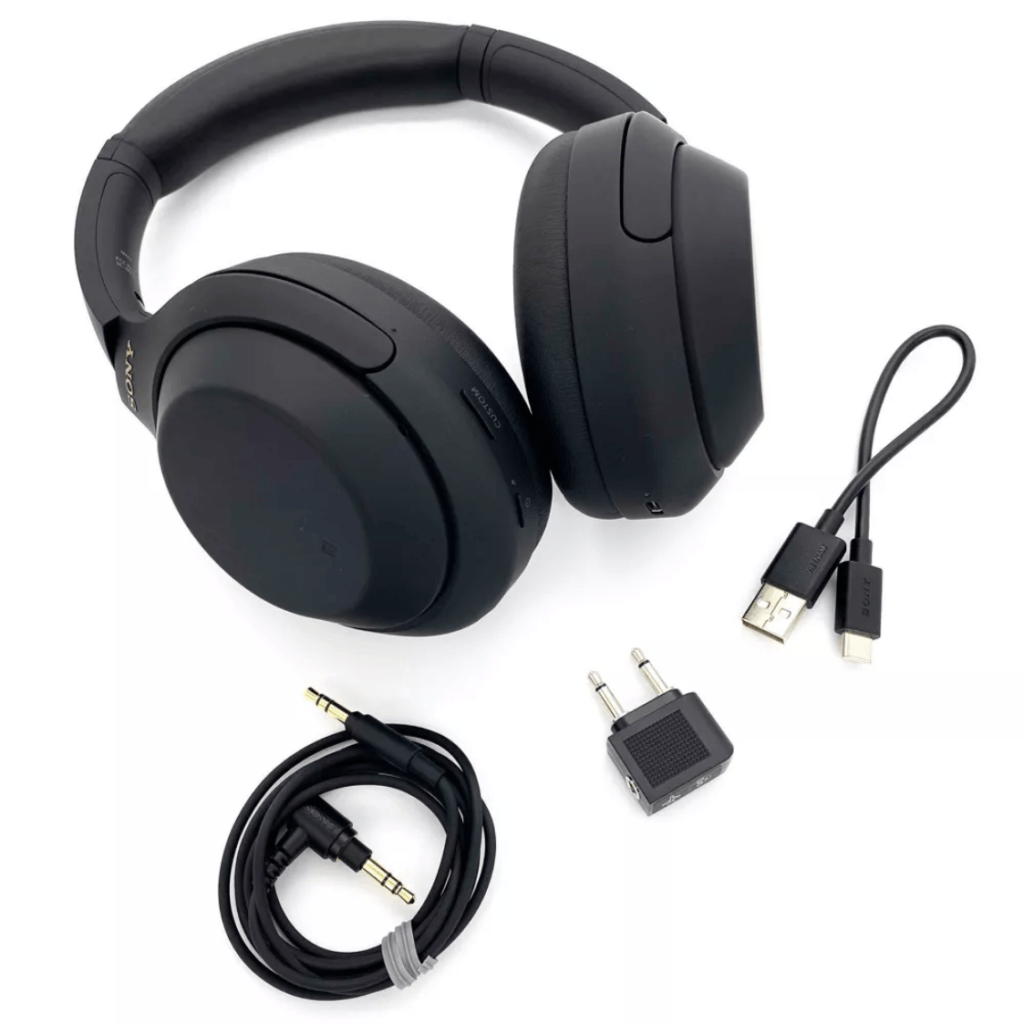 Sony WH-1000XM4 with accessories