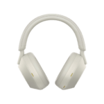 White over the ear headphones