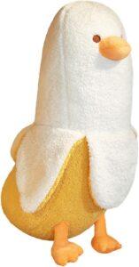 PEACH CAT Banana Duck Plush Toy