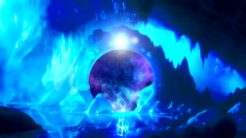 Portal at the Crystal Cavern Ambience