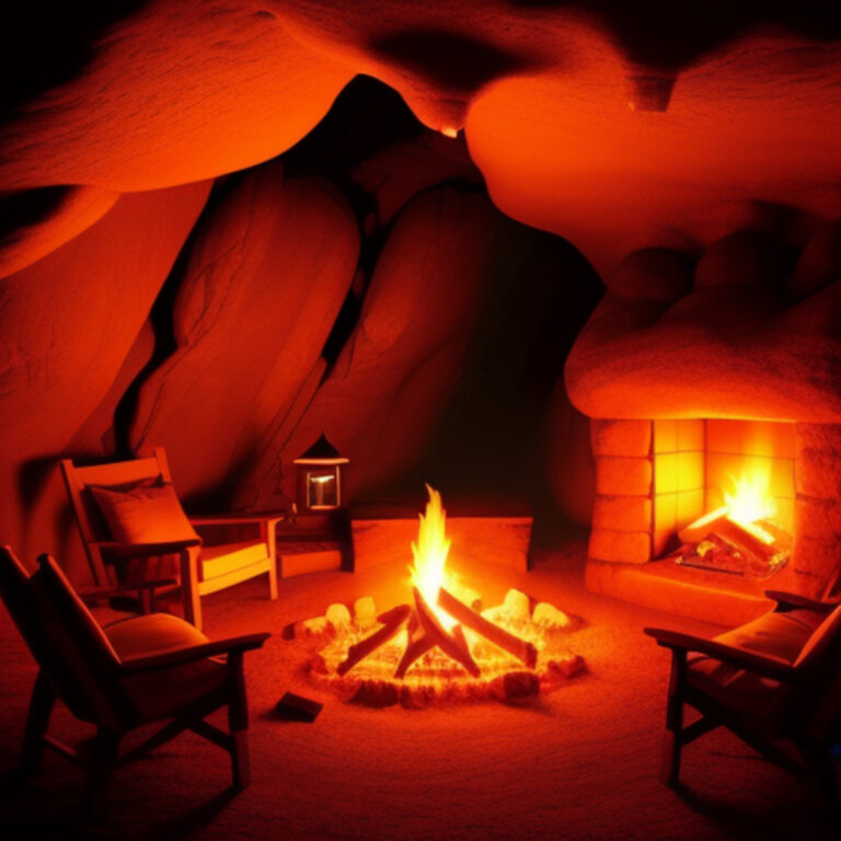 Crackling Fire In A Cozy Cave – 10 Hours