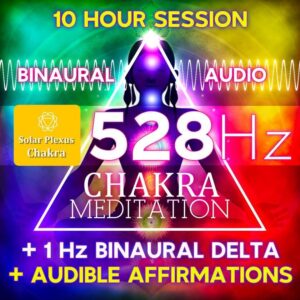 Solfeggio 528Hz with Affirmations + Delta 1Hz Binaural Solar Plexus Chakra Meditation Session